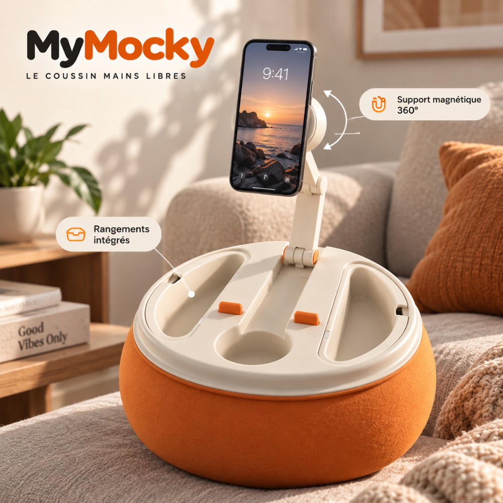 Pourquoi nous avons créé MyMocky : l'histoire derrière le coussin qui libère vos mains